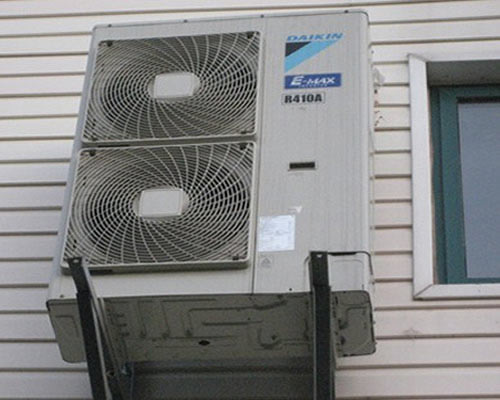 中央空調室外機安裝效果圖